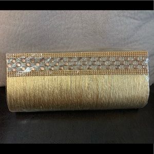 Gold Clutch Purse - Brand New Never Opened